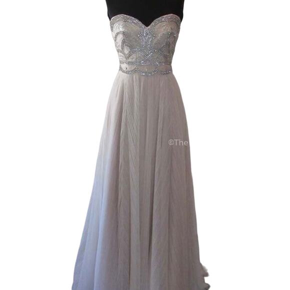 Hayley Paige Dani Embellished Wedding Gown Dress Women's Sz12 - Picture 1 of 9